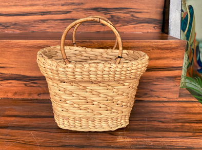 Kauna Grass Handmade Tote Bag | Eco-Friendly & Versatile Handwoven Basket