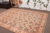 Large Vintage Turkish Wool Rug | Handmade Oriental Area Rug 6.6x9.4 ft